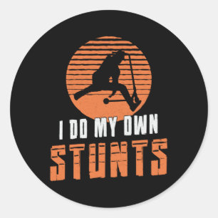 Sticker Rond Pilote Scooter Je Fais Mes Propres Pieds Tourner V