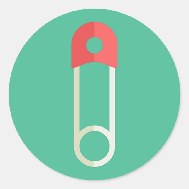 Sticker Rond Pince de couche (Devant)
