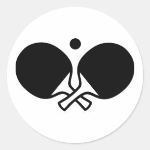 Sticker Rond Ping