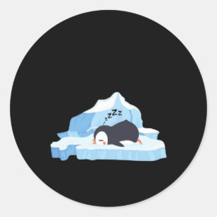 Sticker Rond Pingouins Chaque Neurodivergent'Esprit Animal (Lig