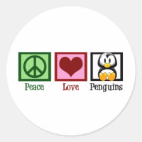 Pingouins Peace Love