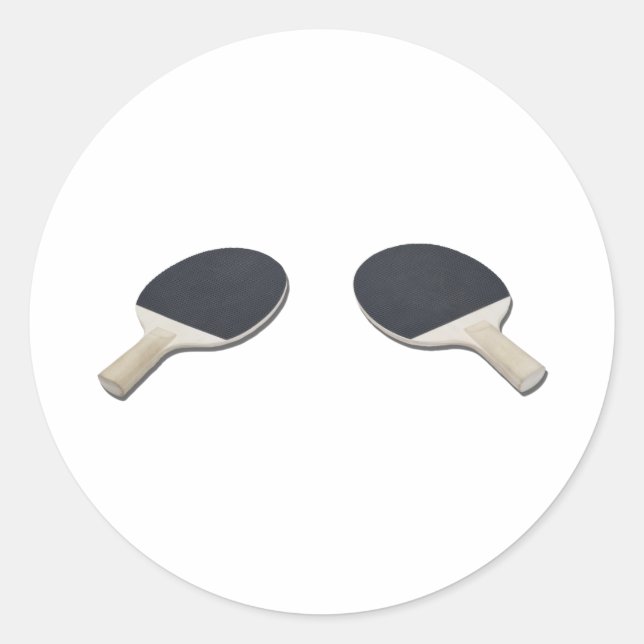 Sticker Rond PingPongPaddle052711 (Devant)