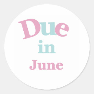 Sticker Rond Pink attendu en juin