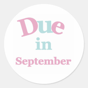 Sticker Rond Pink attendu en septembre