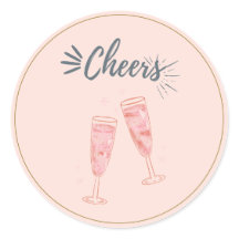 Pink Gold Chefs Champagne Verres