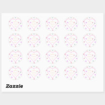Pink Heart Butterfly girl baby shower