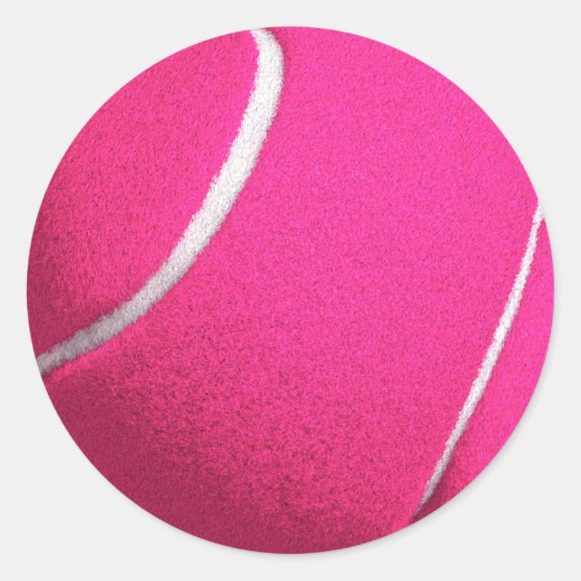 Sticker Rond Pink Tennis (Devant)