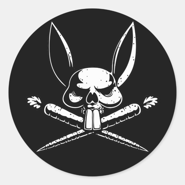 Sticker Rond Pirabbit (Devant)