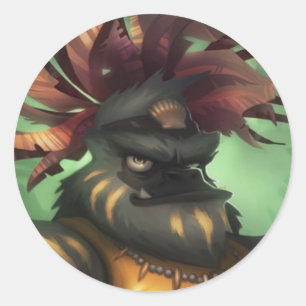 Sticker Rond Pirate101 Gortez