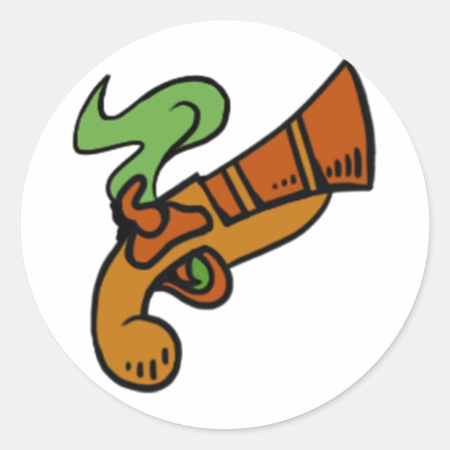 Sticker Rond Pirate101 Mousquetaire (Devant)