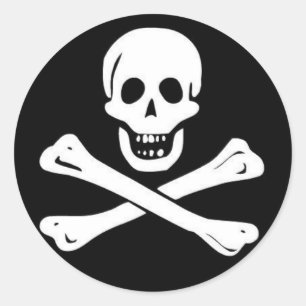 Sticker Rond Pirates