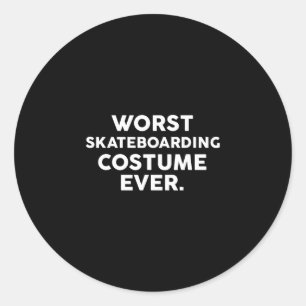 Sticker Rond Pire costume de skateboard pour skateurs