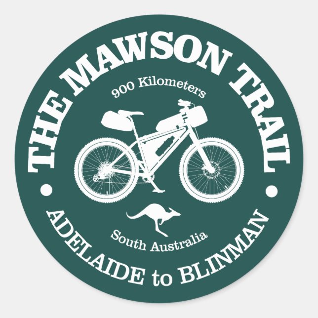Sticker Rond Piste Mawson (cyclisme) (Devant)