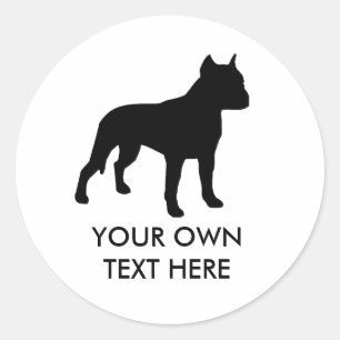 Sticker Rond Pit Bull