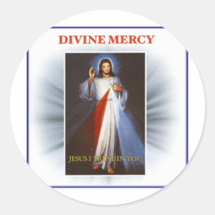 Sticker Rond Pitié divine