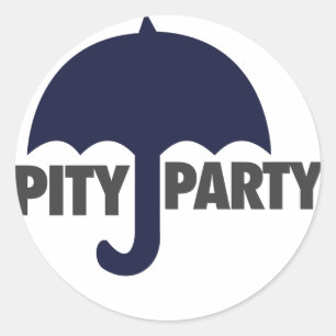 Sticker Rond Pity Party