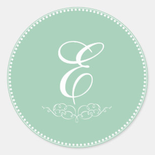 Sticker Rond PixDezine do-it-yourself monogramme+couleurs/manus