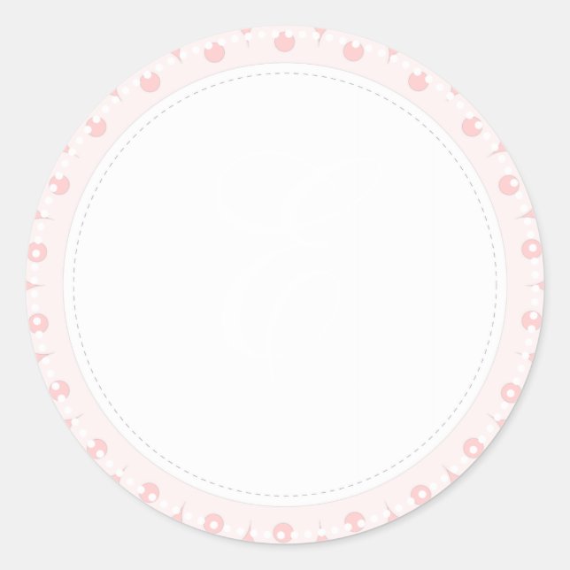 Sticker Rond PixDezine do-it-yourself monogramme+do-it-yourself (Devant)