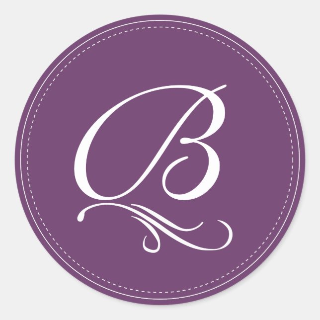 Sticker Rond PixDezine do-it-yourself monogramme+do-it-yourself (Devant)