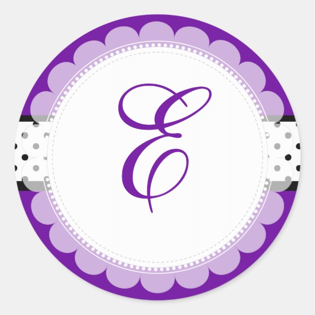 Sticker Rond PixDezine do-it-yourself monogramme+do-it-yourself (Devant)
