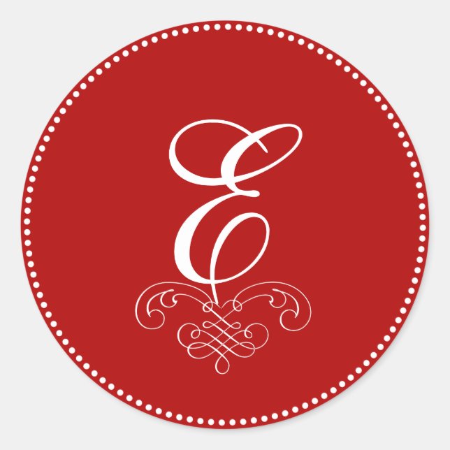 Sticker Rond PixDezine do-it-yourself monogramme+do-it-yourself (Devant)