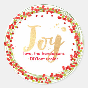 Sticker Rond PixDezine glaise/couronne de vacances