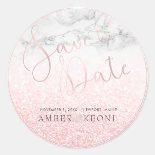 Sticker Rond PixDezine Iridescente Blush Pink Enregistrer notre