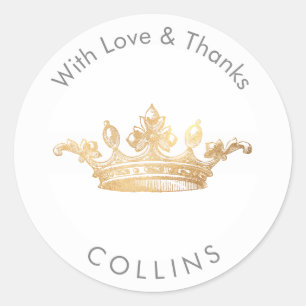 Sticker Rond PixDezines Ananas Vintage/Merci do-it-yourself