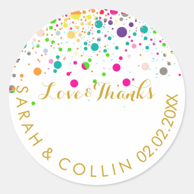 Sticker Rond PixDezines do-it-yourself spectres couleur/éblouis (Devant)