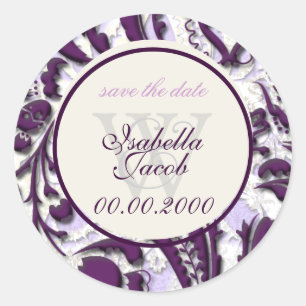 Sticker Rond PixDezines dolcé damask do-it-yourself couleur