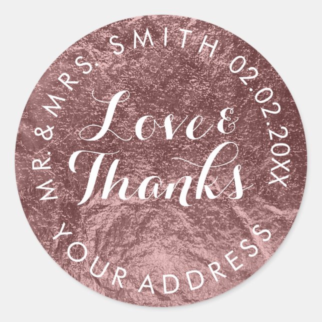 Sticker Rond PixDezines FAUX FOIL, BRONZE (Devant)