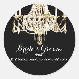 Sticker Rond PixDezines lustre empire/do-it-yourself arrière - 