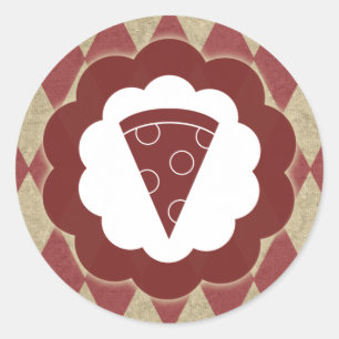 Sticker Rond pizza
