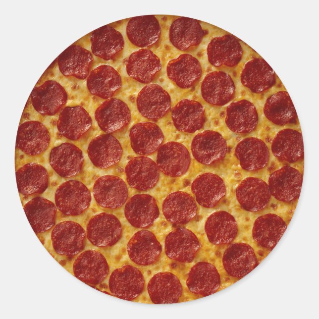Sticker Rond Pizza (Devant)