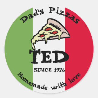 Sticker Rond Pizzas de papa