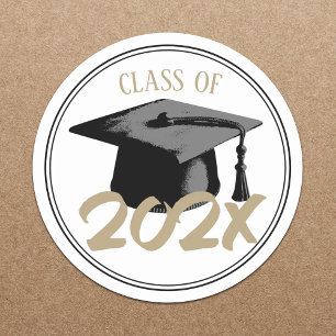 Sticker Rond Plafond d'obtention du diplôme Classe simple de 20
