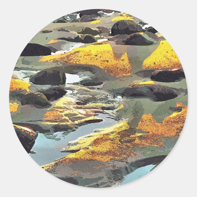 STICKER ROND PLAGE (Devant)