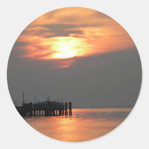 Sticker Rond Plage de Betterton
