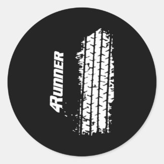 Sticker Rond Plan du tracteur 4 coureurs