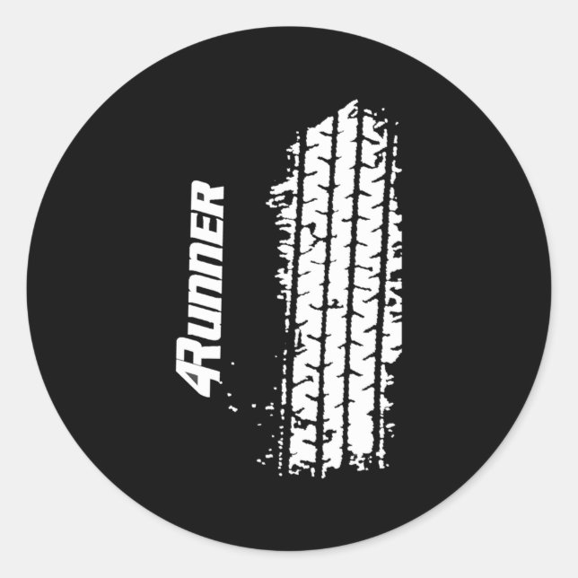 Sticker Rond Plan du tracteur 4 coureurs (Devant)
