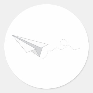 Sticker Rond Plan papier