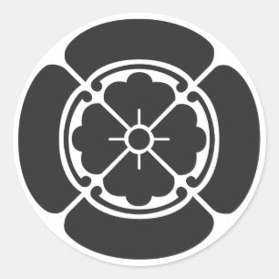 Sticker Rond plantes [Famille Crest]