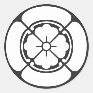 Sticker Rond plantes [Famille Crest]