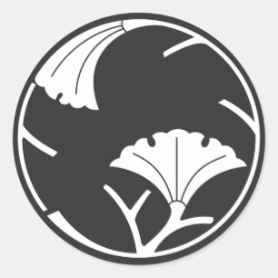 Sticker Rond plantes [Famille Crest]