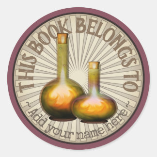 Sticker Rond Plaque publicitaire Potions magiques