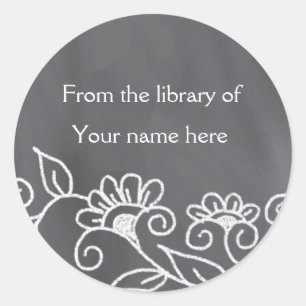Sticker Rond Plaques personnalisées - Plaques de cuisson floral