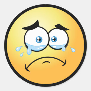 Sticker Rond Plein d'Emoji