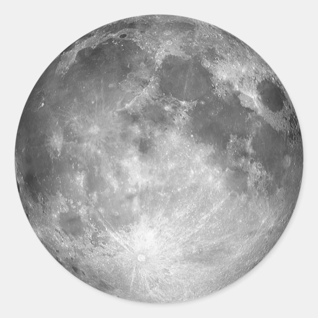 Sticker Rond Pleine lune (Devant)