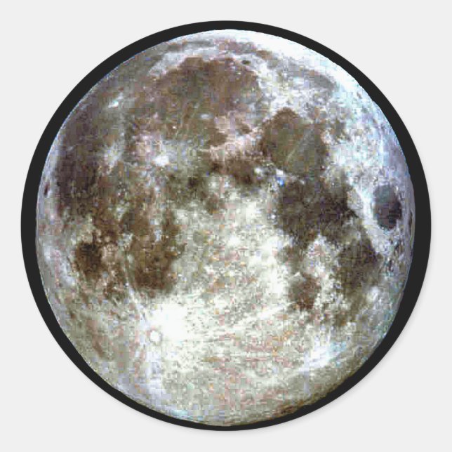 Sticker Rond Pleine lune (Devant)