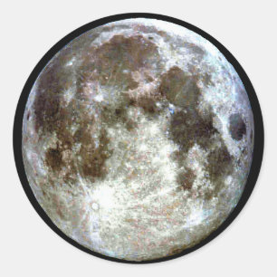 Sticker Rond Pleine lune
